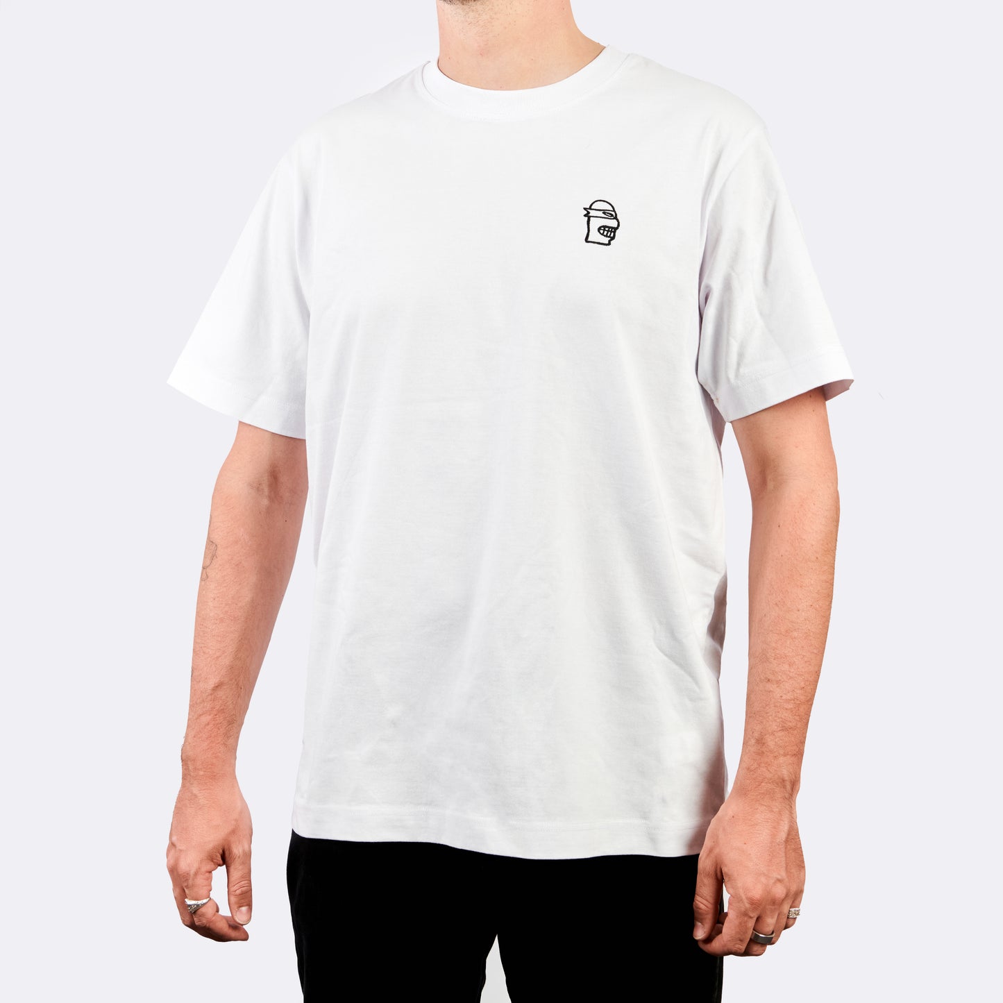 Cotton T-shirt with signature Martin Lukac Teenage mutant ninja